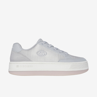 女士轻便低帮厚底板鞋 Skechers 新款 斯凯奇正品 防滑耐磨秋冬季
