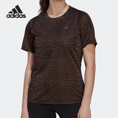 Adidas/阿迪达斯官方正品RI 3BAOP 跑步短袖女子运动T恤HN0676
