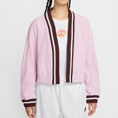 耐克正品 2025秋季 款 Nike 女士日常运动针织V领耐穿外套IM7468 623