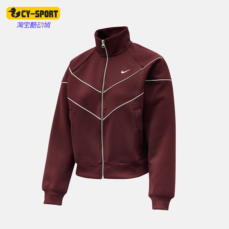 Nike/耐克正品AS W NSW NK WR PO女士运动健身立领外套HJ0976-652