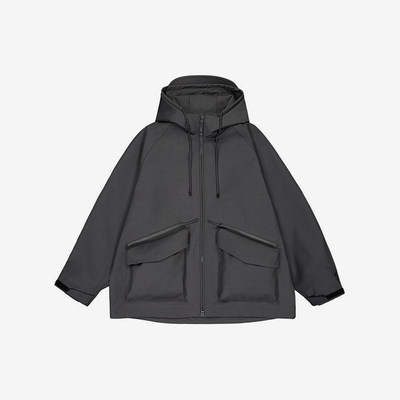 New Balance新百伦正品男连帽拉链纯色外套夹克NAE16013-DKG