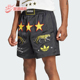 阿迪达斯正品 宽松运动短裤 三叶草男士 印花经典 KA4546 时尚 Adidas