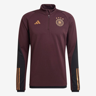HF3973 德国队足球男26夏训练运动套头卫衣 Adidas 阿迪达斯正品