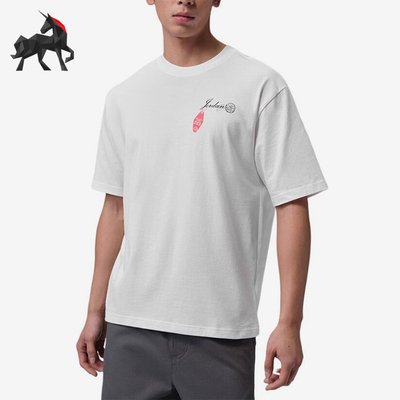 Nike/耐克正品JORDANAirFlight新款男白色经典短袖T恤IF3164-100