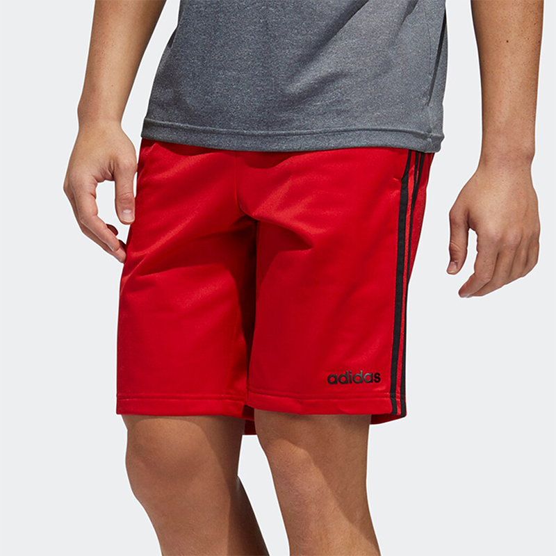 阿迪达斯男士透气足球运动短裤