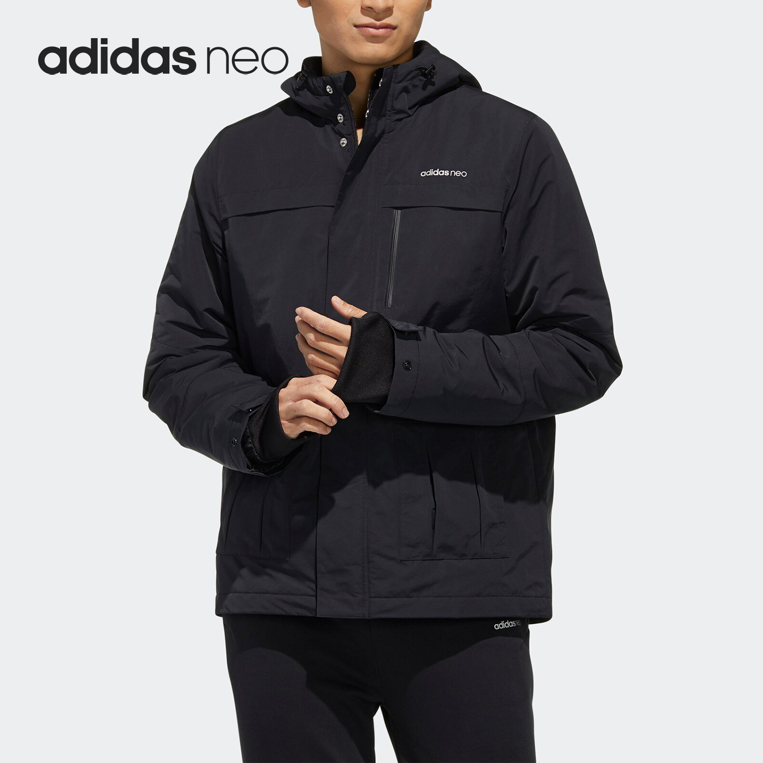 Adidas/阿迪达斯正品冬季新款男子跑步训练服休闲卫衣H31259