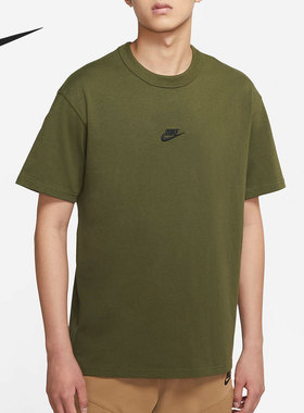 Nike/耐克官方正品男子刺绣简约透气休闲运动短袖T恤 DB3194-326