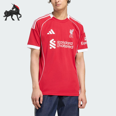 Adidas/阿迪达斯正品LIVERPOOL男士训练足球运动透气球衣JV6423