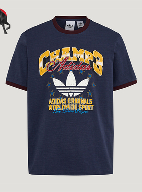 Adidas/阿迪达斯正品三叶草RINGERT-SHIRT新款经典短袖T恤LE7356