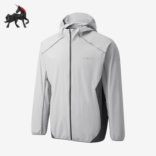 Adidas/阿迪达斯正品DRYWV连帽拉链长袖夹克经典男夹克外套KQ5301