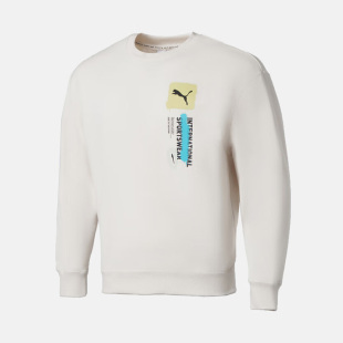 男子印花简约休闲圆领套头卫衣536303 新款 彪马官方正品 Puma