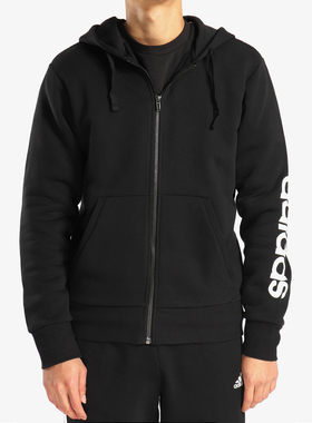 Adidas/阿迪达斯正品ESS LIN FZHOODB男子休闲运动夹克外套BR4058