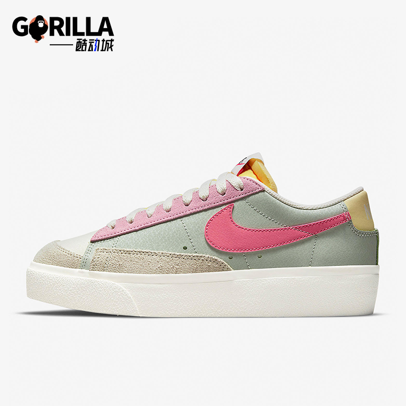 Nike/耐克正品Blazer 女士低帮时尚防滑减震运动板鞋DM9464-001