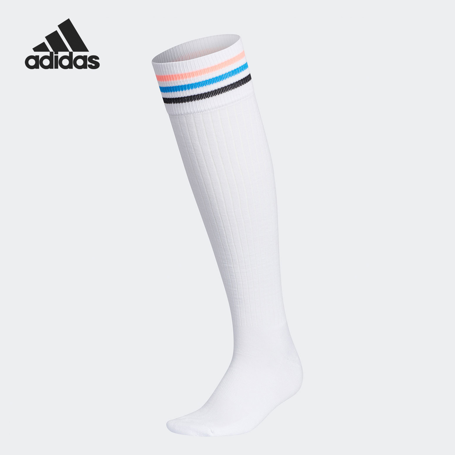 Adidas/阿迪达斯正品运动男女高尔夫及膝长袜一双装HA5941