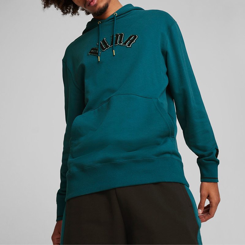 彪马男士休闲连帽针织卫衣