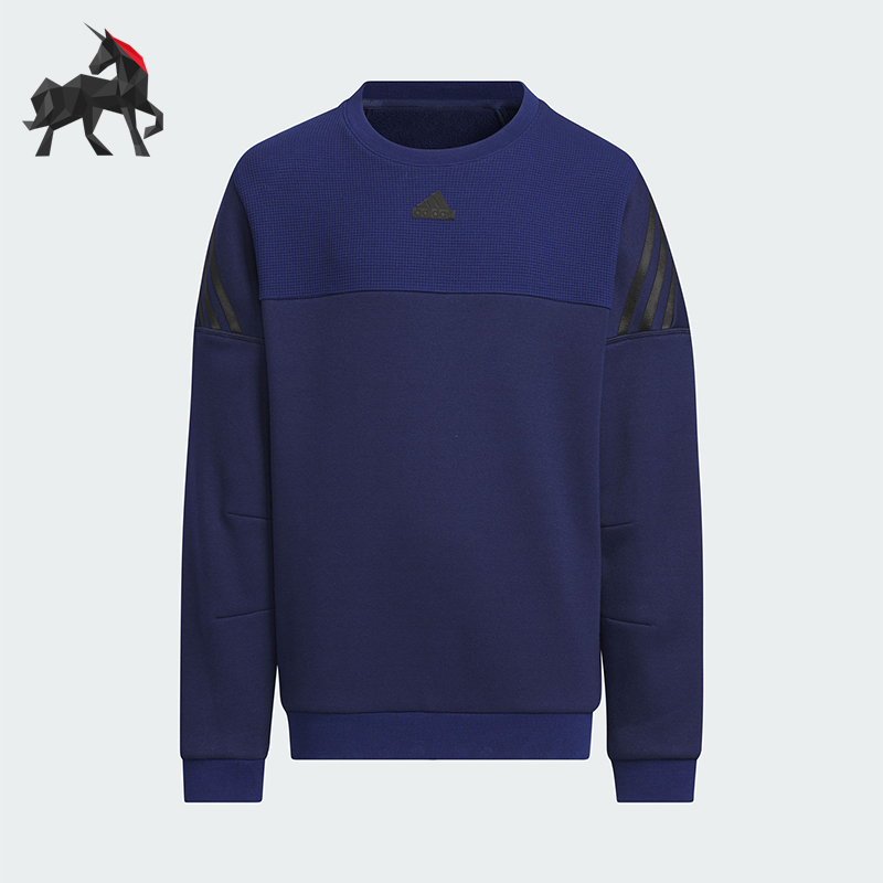 阿迪达斯大童圆领卫衣