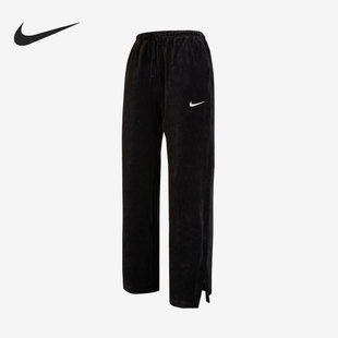 DQ5922 女子舒适针织透气中腰休闲运动长裤 010 耐克官方正品 Nike