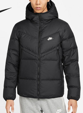 Nike/耐克官方正品冬季男子保暖连帽运动鸭绒羽绒服 DD6796-010