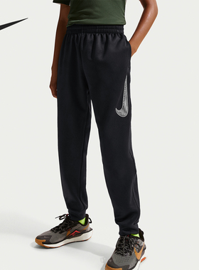 Nike/耐克正品Multi大童休闲松紧腰印花束脚运动长裤IF2429-010