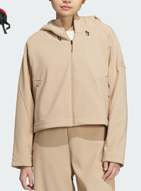 Adidas/阿迪达斯正品秋冬新款女士短款休闲梭织外套JM8859