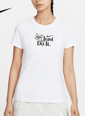 Nike/耐克官方正品Sportswear女士日常印花运动短袖IM5974-100