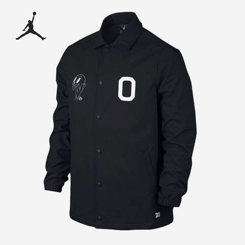 Nike/耐克正品Jordan男士印花衬衫式休闲夹克外套819120-010