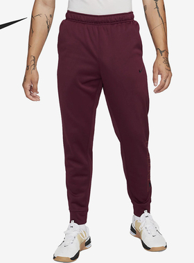 Nike/耐克正品2025冬季款男士日常束脚针织松紧腰长裤FB6892-681