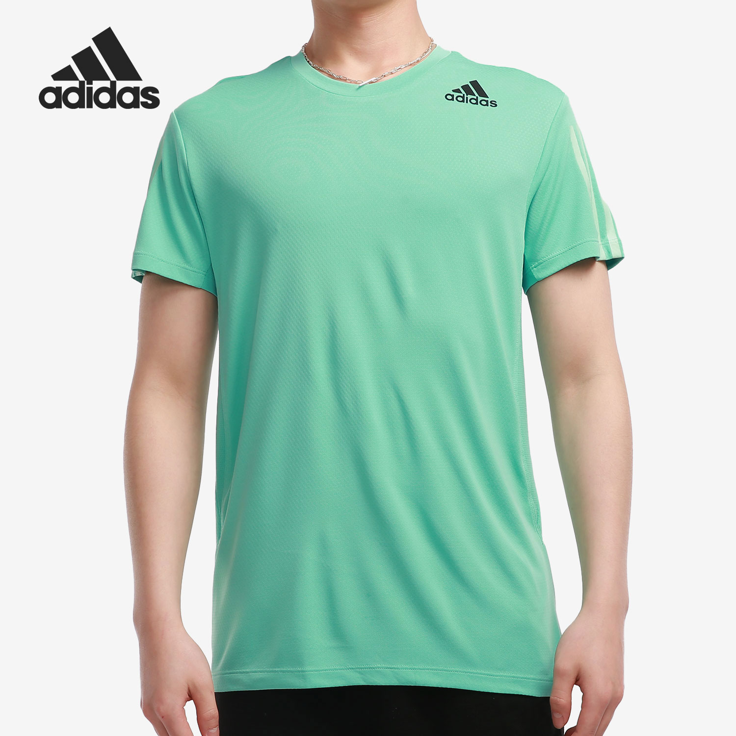 男子休闲运动透气短袖t恤