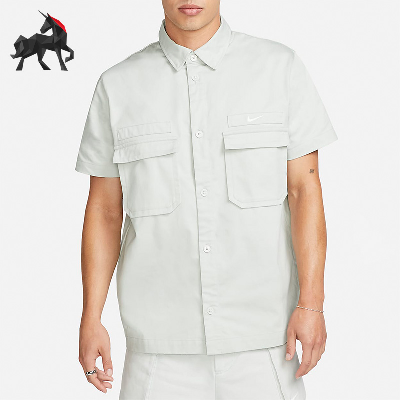 耐克新款男子运动翻领短袖