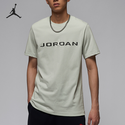 Nike/耐克正品JORDAN男士针织圆领透气运动短袖IB7354-034