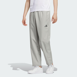 Adidas 男士 户外拒水直筒运动休闲梭织长裤 KR8300 阿迪达斯正品