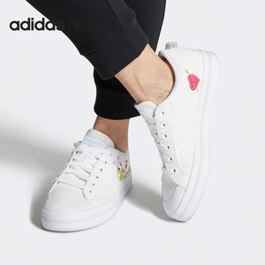 Adidas/阿迪达斯正品 neo BRAVADA 唐老鸭女子运动休闲鞋FY0256