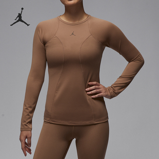 Nike/耐克正品JORDAN女士篮球复古运动健身打底衫FN5111-223