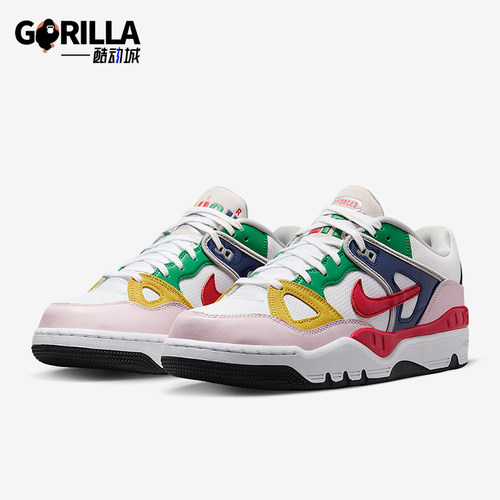 Nike/耐克正品Air Force 3男士休闲运动耐磨拼接板鞋FQ7012-100