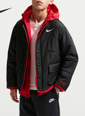 Nike/耐克正品2025冬季款大童日常连帽保暖假两件外套IU7352-010