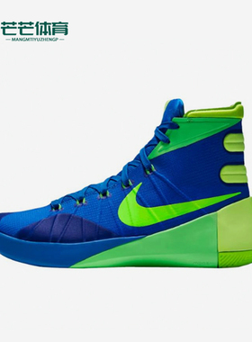 Nike/耐克正品夏季款男士运动高帮系带耐磨减震篮球鞋749562-473