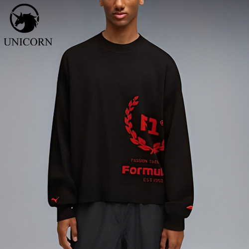 Puma/彪马正品2025冬季款男士运动圆领套头耐穿休闲卫衣632671-01