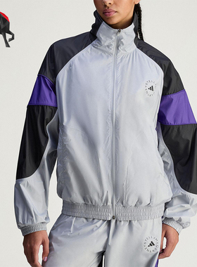 Adidas/阿迪达斯正品TRACK TOP女士运动宽松休闲日常外套JZ7828