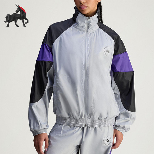 Adidas/阿迪达斯正品TRACK TOP女士运动宽松休闲日常外套JZ7828