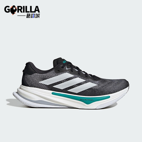 Adidas/阿迪达斯正品2025男士低帮缓震耐磨体侧运动跑步鞋JS1887