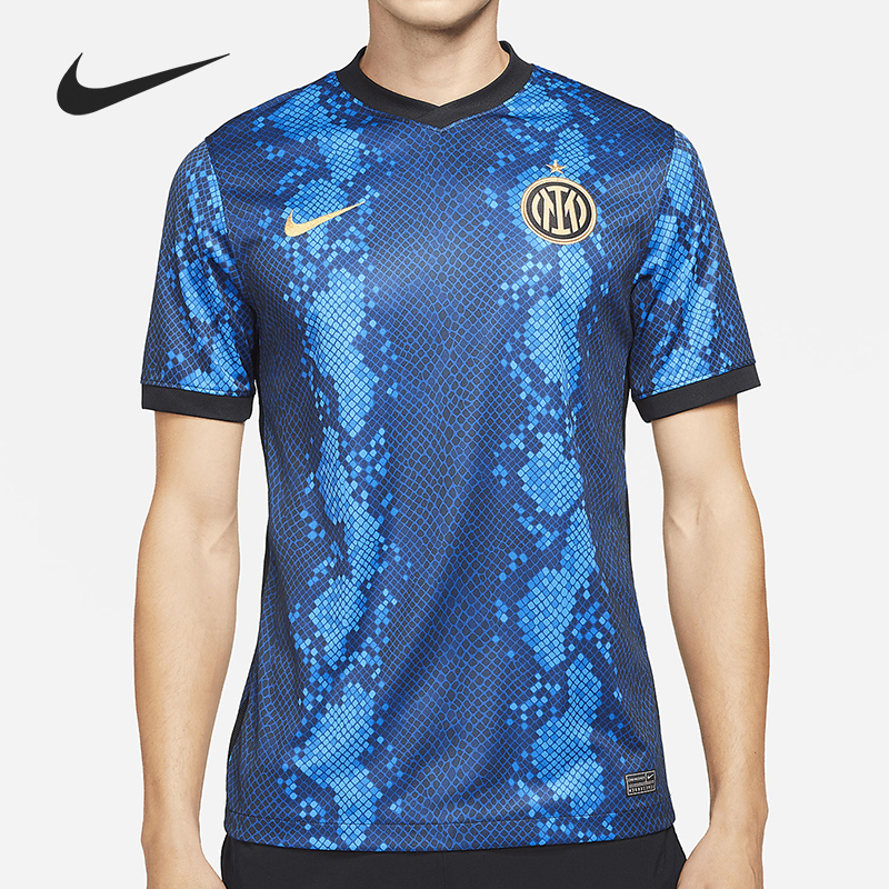 Nike/耐克正品2021年夏季新款男子运动球迷短袖足球服 CV7900-414