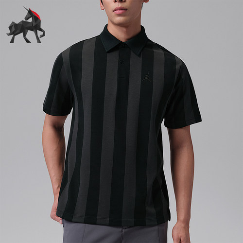 Nike/耐克正品Jordan男士运动简约条纹刺绣短袖POLO衫IF2931-010