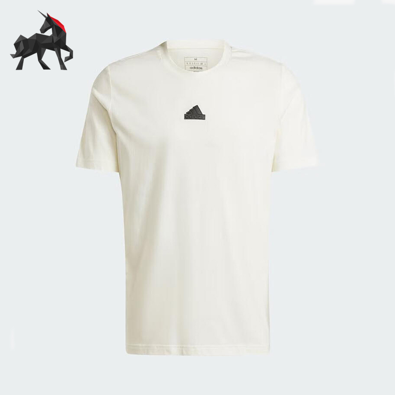 阿迪达斯男士运动简约短袖
