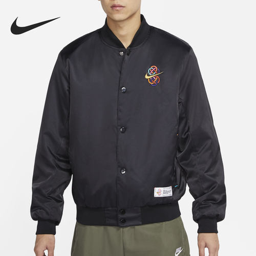 耐克男子运动立领棉服