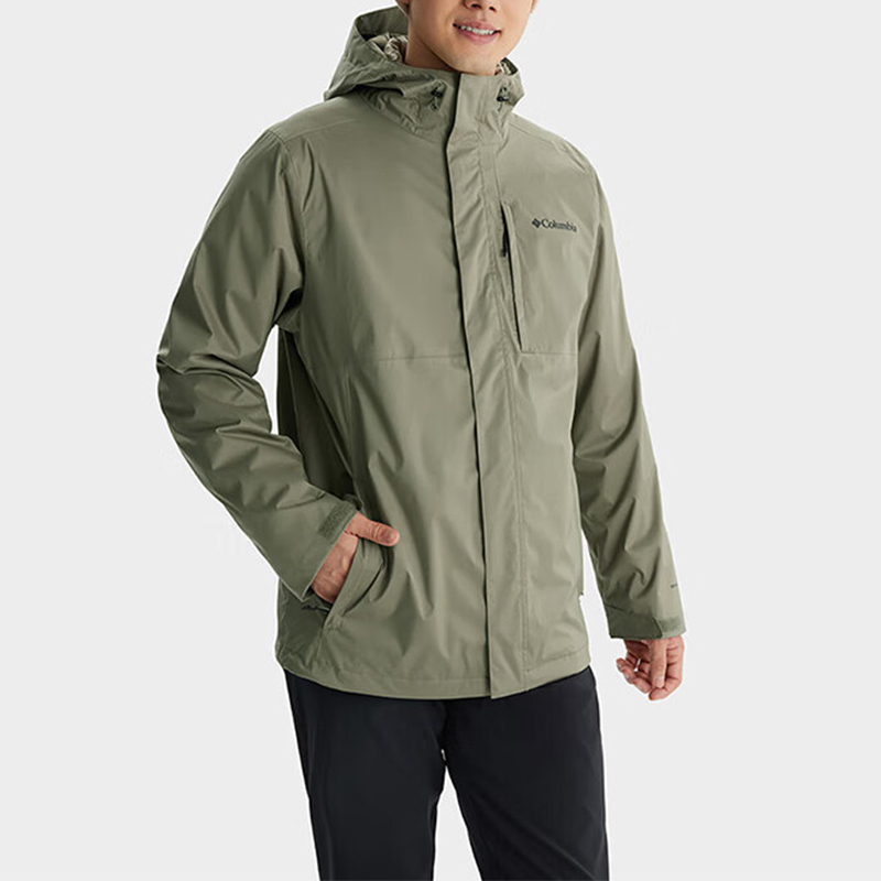 哥伦比亚男士户外三合一冲锋衣