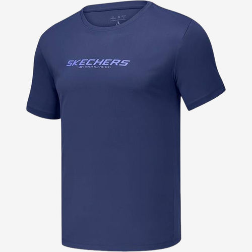 Skechers斯凯奇正品儿童GODRI经典简约字母短袖T恤P225M294-007D