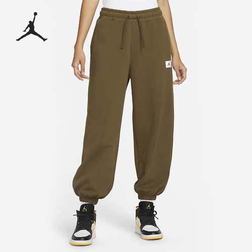 Nike/耐克正品 Jordan Flight 女子加绒针织长裤 DQ4608-385