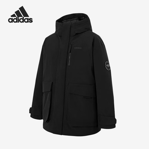 Adidas/阿迪达斯正品2026男士户外防风保暖经典休闲羽绒服KB5662