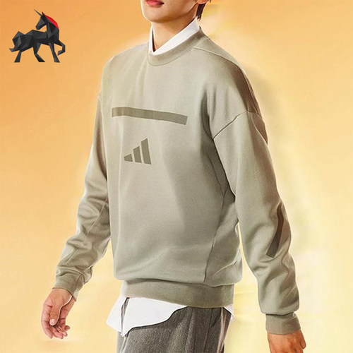 Adidas/阿迪达斯正品春款男士针织休闲运动训练卫衣JP0383