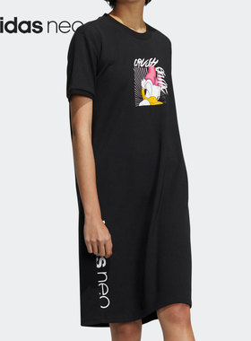 Adidas/阿迪达斯正品 W MF DRESS 女子休闲运动连衣裙 HF0469